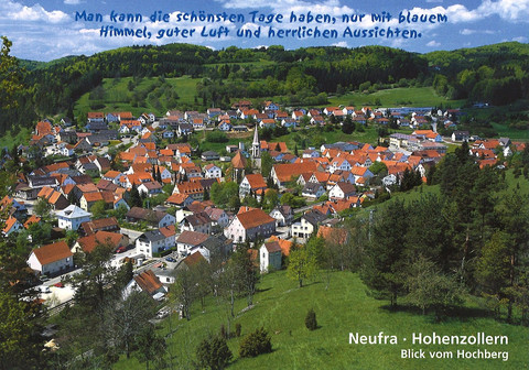 Neufra Blick vom Hochberg
